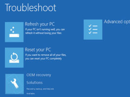 วิธีทำ Windows 10 Recovery กับ USB Drive