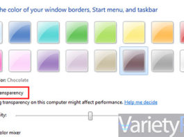 speedup windows 7 with disable transparency