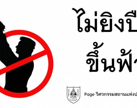 วสท.เผยหลักฟิสิกส์ความเร็ว-แรง "ยิงปืนขึ้นฟ้า"อันตรายมาก