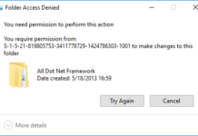 วิธีแก้ You need permission to perform this action บน Windows 10