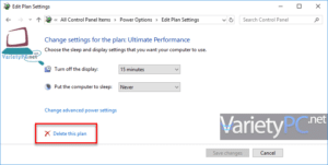 Ultimate Performance Setting วิธีเพิ่มพลัง Ultimate Performance ให้ระบบ Windows 10 | VarietyPC.net