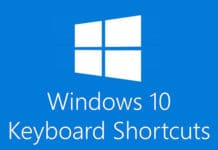 ปุ่มลัดคีย์บอร์ดกับ Keyboard Shortcuts บน Windows 10