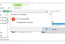วิธีแก้ฮาร์ดดิสก์ฟ้อง Location is not available บน Windows 10