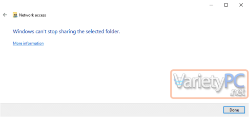 วิธีแก้ Network access your folder can't be shared บน Windows 10 ...