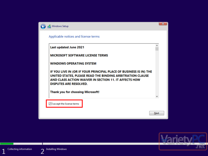 วิธีติดตั้ง Windows 11 อย่างละเอียดทุกขั้นตอน | VarietyPC.net