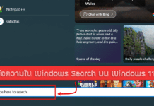 พิมพ์ข้อความใน Windows Search บน Windows 11 ไม่ได้