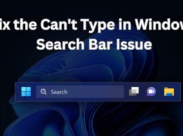 วิธีแก้พิมพ์ข้อความใน Windows Search บน Windows 11 ไม่ได้