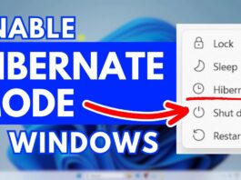 วิธีตั้งค่า Hibernate บน Windows 11 อย่างละเอียด (2025)