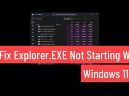 วิธีรีสตาร์ท Windows Explorer (explorer.exe) บน Windows 11