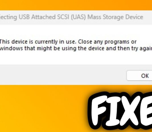 วิธีแก้ปัญหา Problem Ejecting USB mass storage device อย่างถูกต้อง