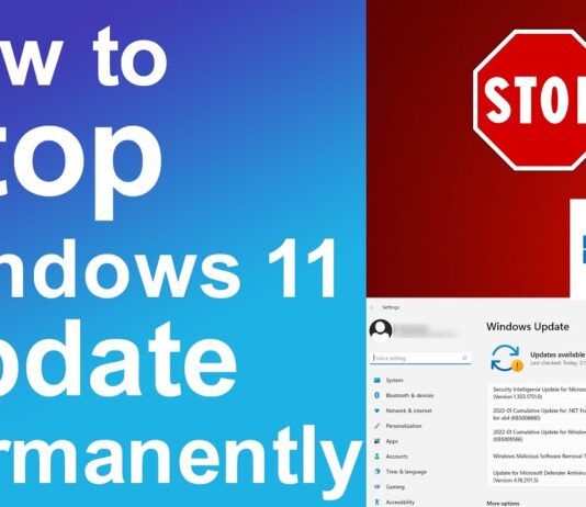 วิธีการปิดอัปเดต Windows 11 ไม่ให้ระบบอัปเดตอัตโนมัติ