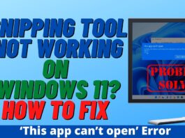 วิธีแก้ปัญหา SnippingTool.exe - Bad Image