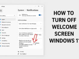 วิธีปิดหน้าจอ Welcome Screen Windows 11 อย่างละเอียด