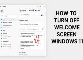 วิธีปิดหน้าจอ Welcome Screen Windows 11 อย่างละเอียด